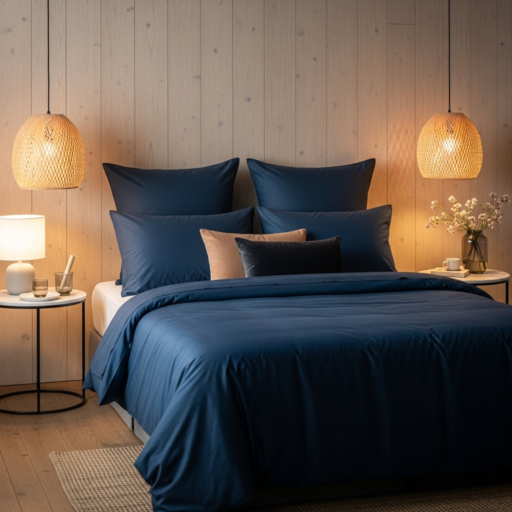 Luxe Baumwolle Satin Bettwäsche