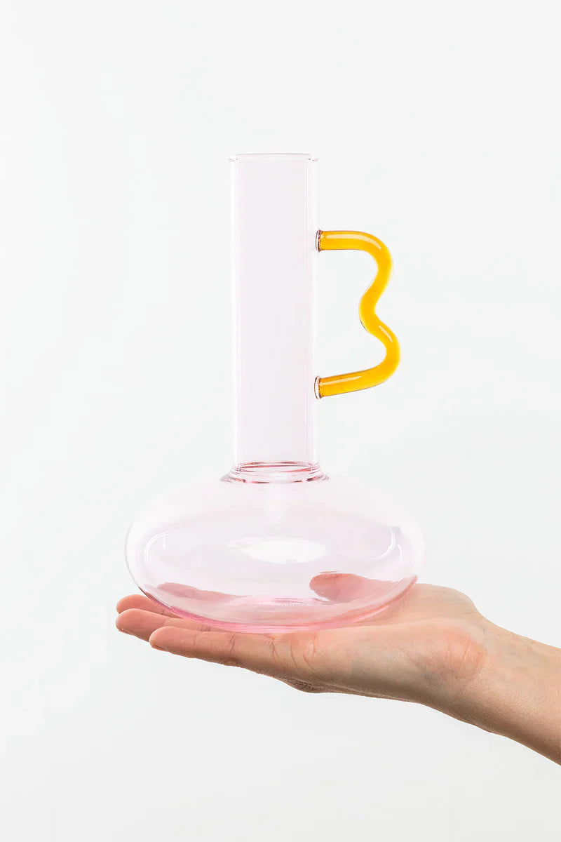 Vase RAINBOW aus Borosilikatglas – minimalistisch & langlebig | Tranquillo