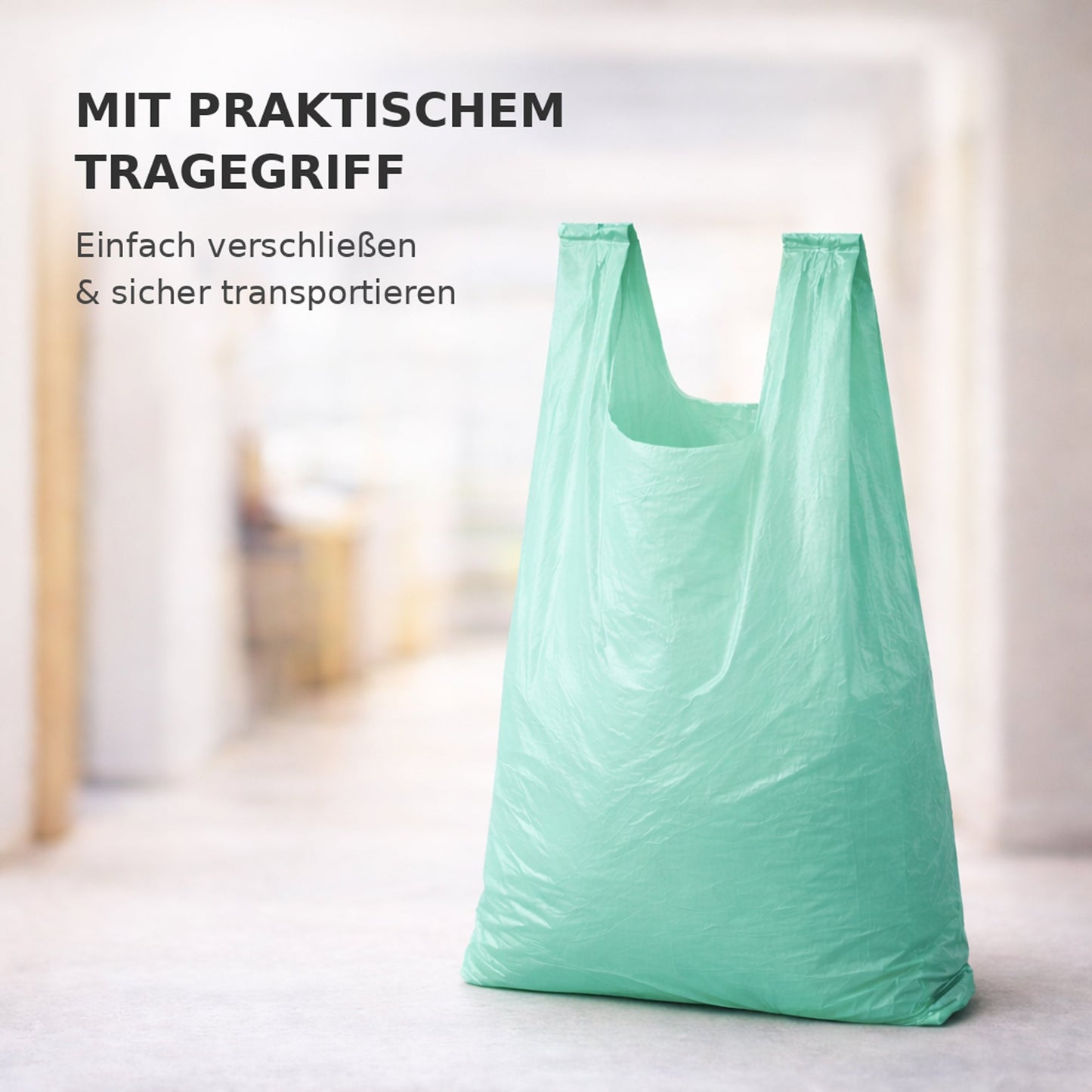 Müllbeutel mit Tragegriff 20L - Zitrus Duft | Reißfest