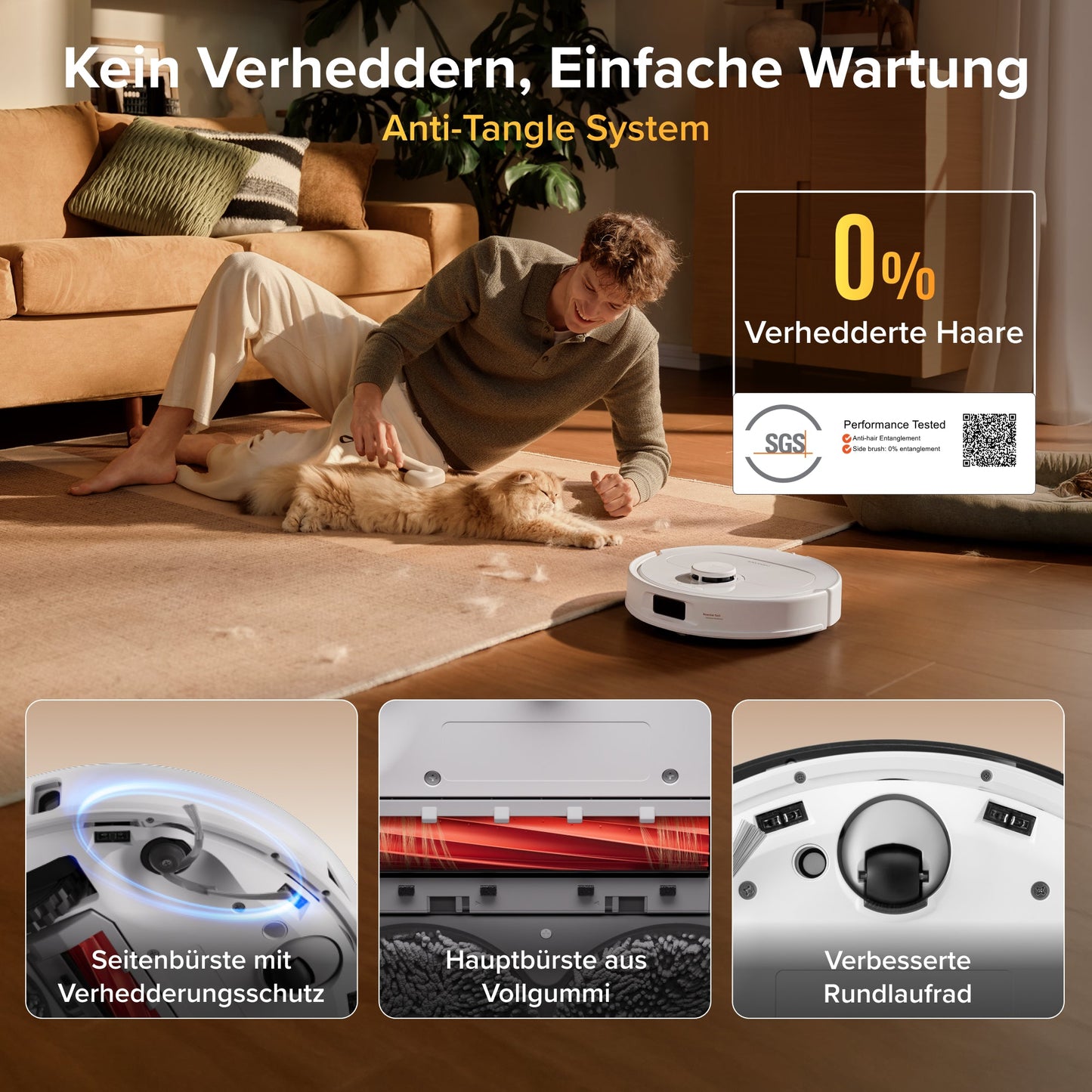 Roborock Qrevo S Pro – Saug- & Wischroboter mit 18.500 Pa