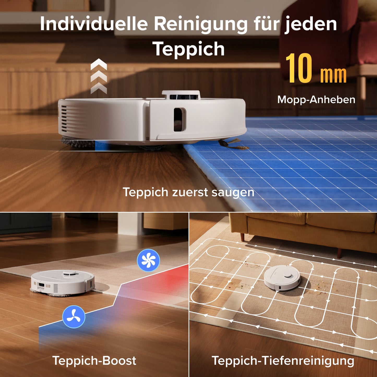 Roborock Qrevo S Pro – Saug- & Wischroboter mit 18.500 Pa