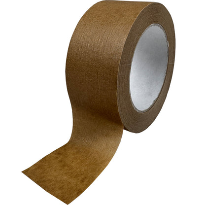 Papier Klebeband, Papier Packband in Braun - 55mm x 66m - 130 my - FSC-Mix