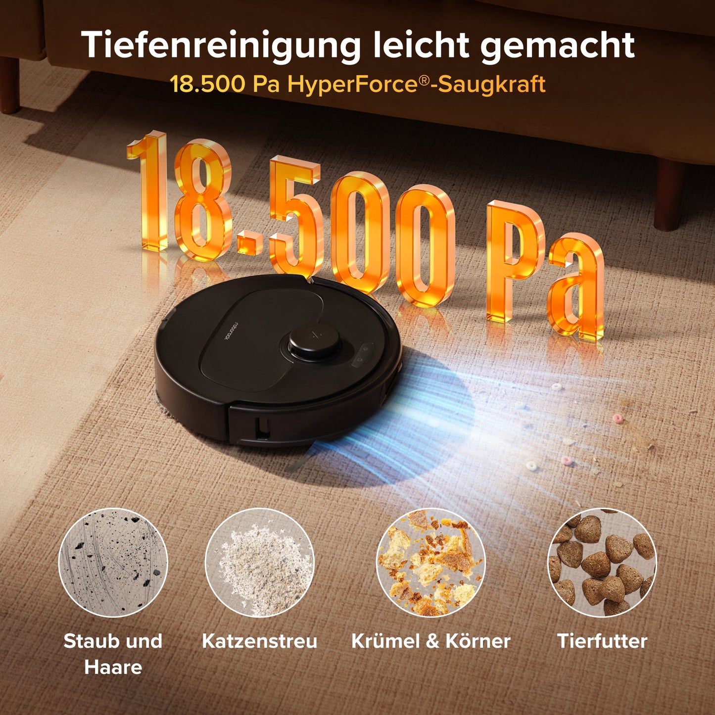 Roborock Qrevo S Pro – Saug- & Wischroboter mit 18.500 Pa