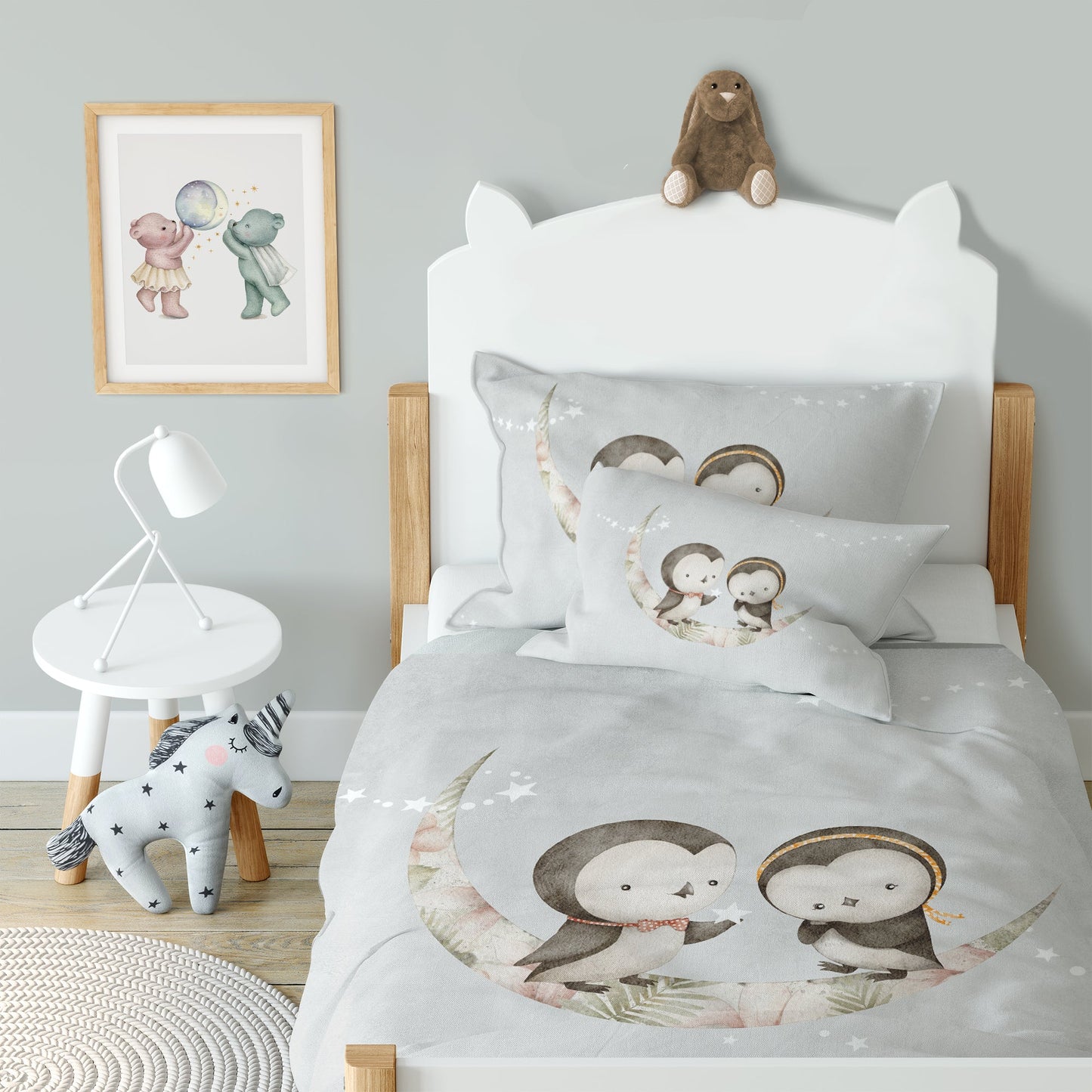 "Pinguine" Premium Kinderbettwäsche