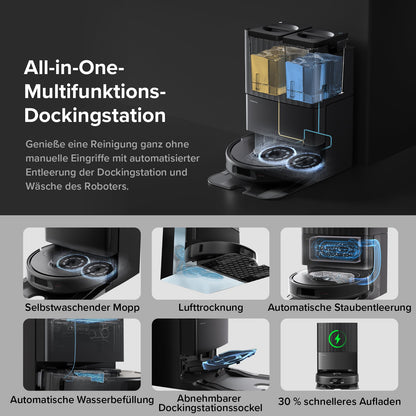 Roborock QV 35A Saugroboter mit Multifunktionsdock