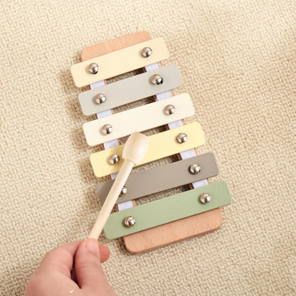 Beliebtes Montessori Holz-Musikinstrument-Set „Eichhörnchen“ – Musikspielzeug für Babys & Kinder | Verschiedene Instrumente, CE-zertifiziert