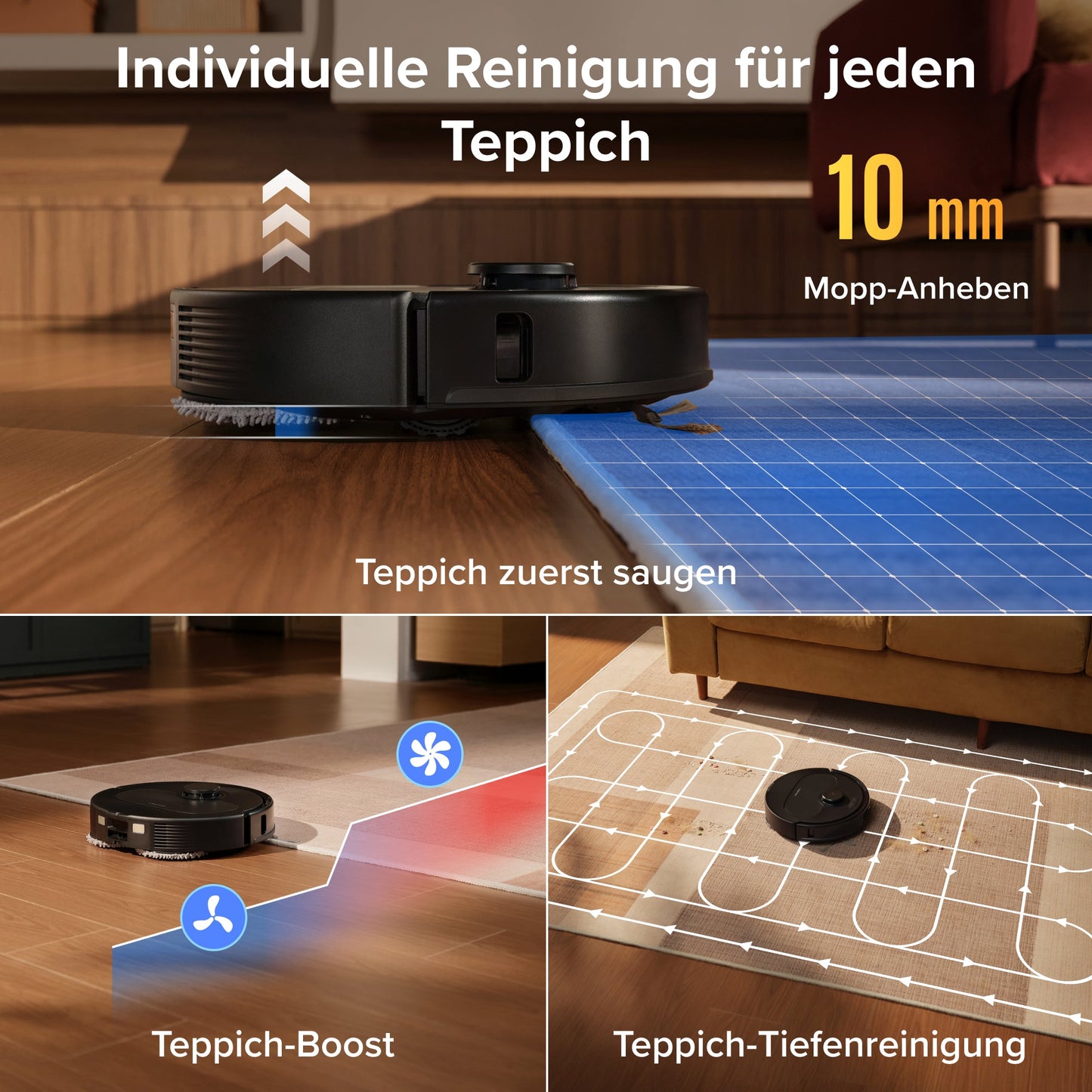 Roborock Qrevo S Pro – Saug- & Wischroboter mit 18.500 Pa