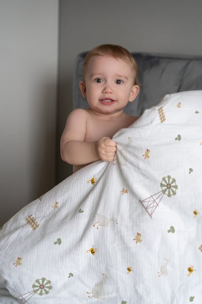 "Gänselein" Premium Kinderbettwäsche