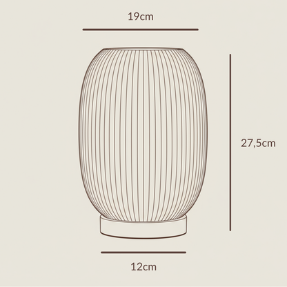 Boa Tischlampe – Handgemachtes 3D-Design aus Leipzig