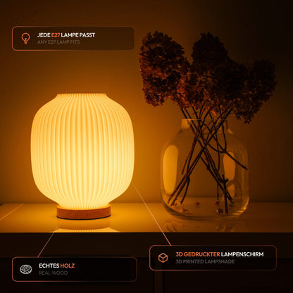Puro Tischlampe – Klares 3D-Design aus Leipzig