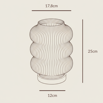 Luma Tischlampe – Harmonisches 3D-Design aus Leipzig