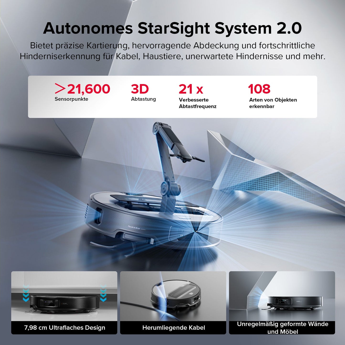 Roborock Saros Z70 – Saugroboter mit OmniGrip™ Roboterarm