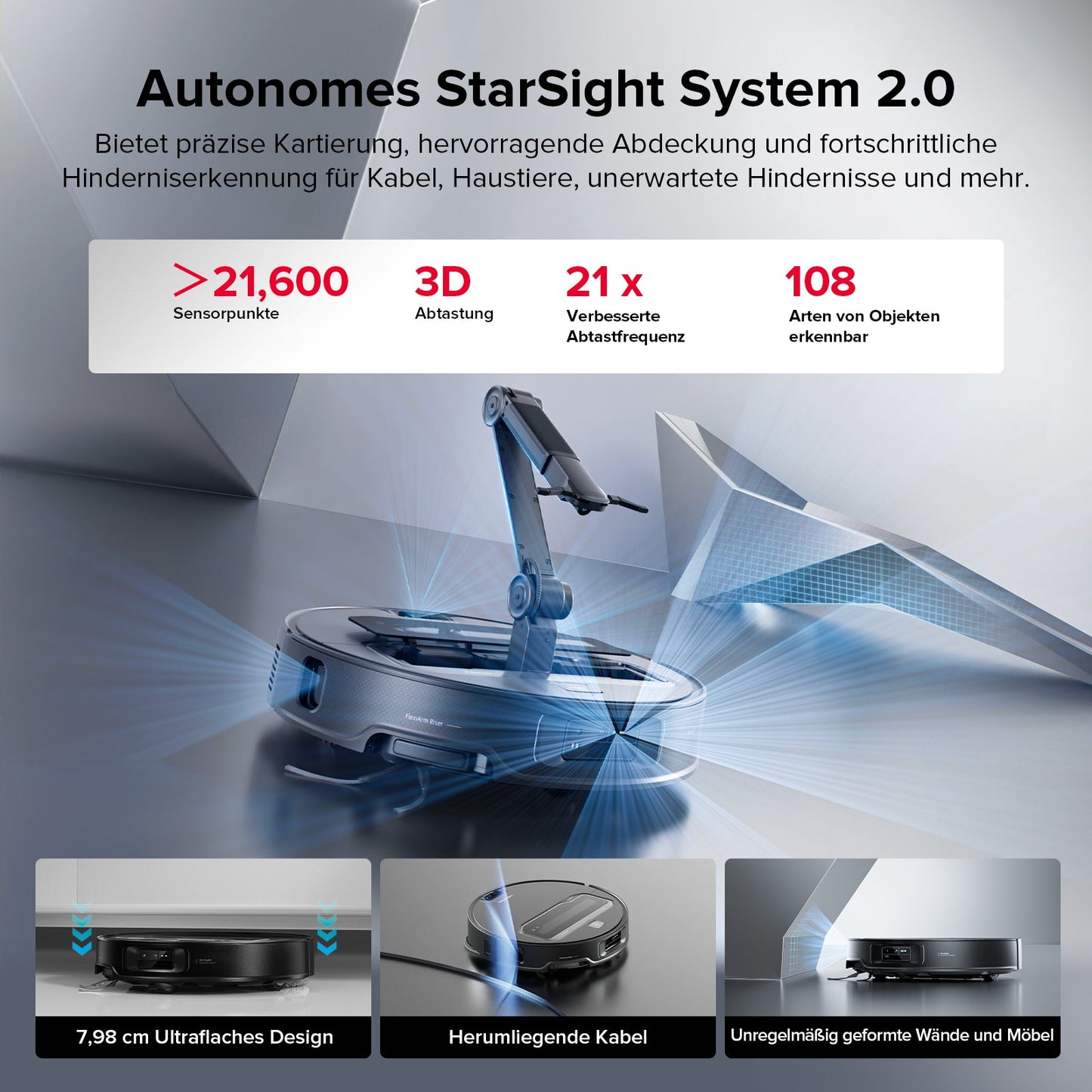 Roborock Saros Z70 – Saugroboter mit OmniGrip™ Roboterarm