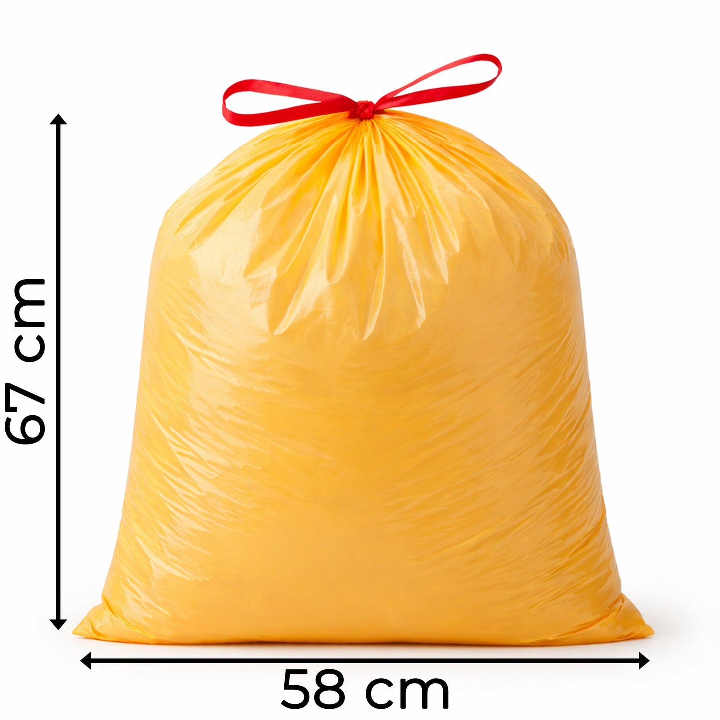 Müllbeutel mit Zugband 35L - Zitrus Duft