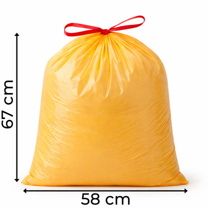 Müllbeutel mit Zugband 35L - Zitrus Duft