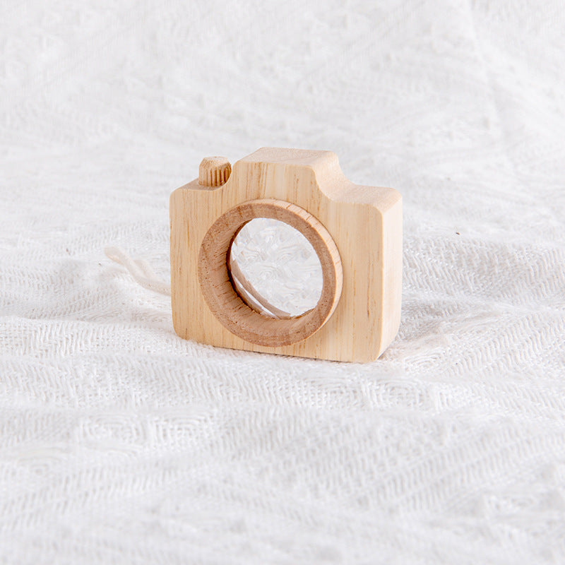 Hölzerne Mini Kamera für Kinder - Lernspielzeug & kreatives Geschenk
