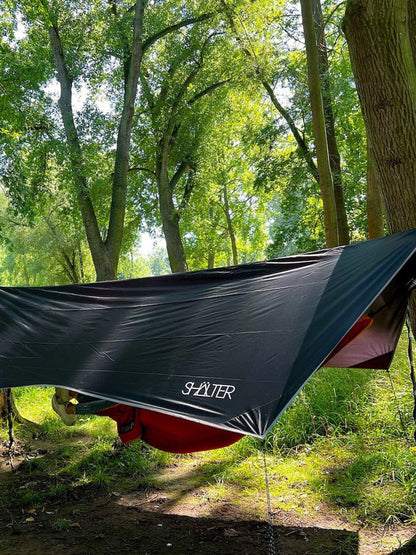 HÄNG SHÄLTER – Tarp & Zeltplane für die Hängematte