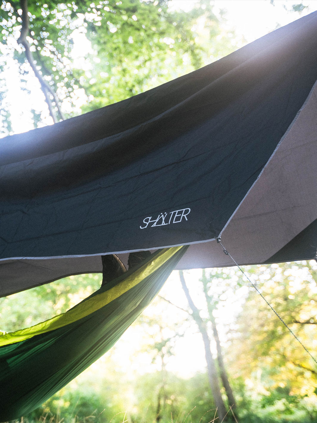 HÄNG SHÄLTER – Tarp & Zeltplane für die Hängematte