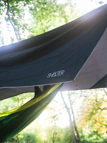 HÄNG SHÄLTER – Tarp & Zeltplane für die Hängematte