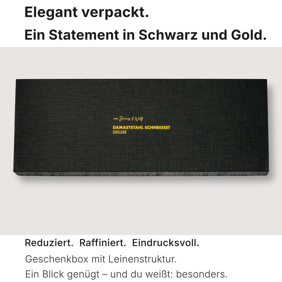 Damast Schneidset Deluxe