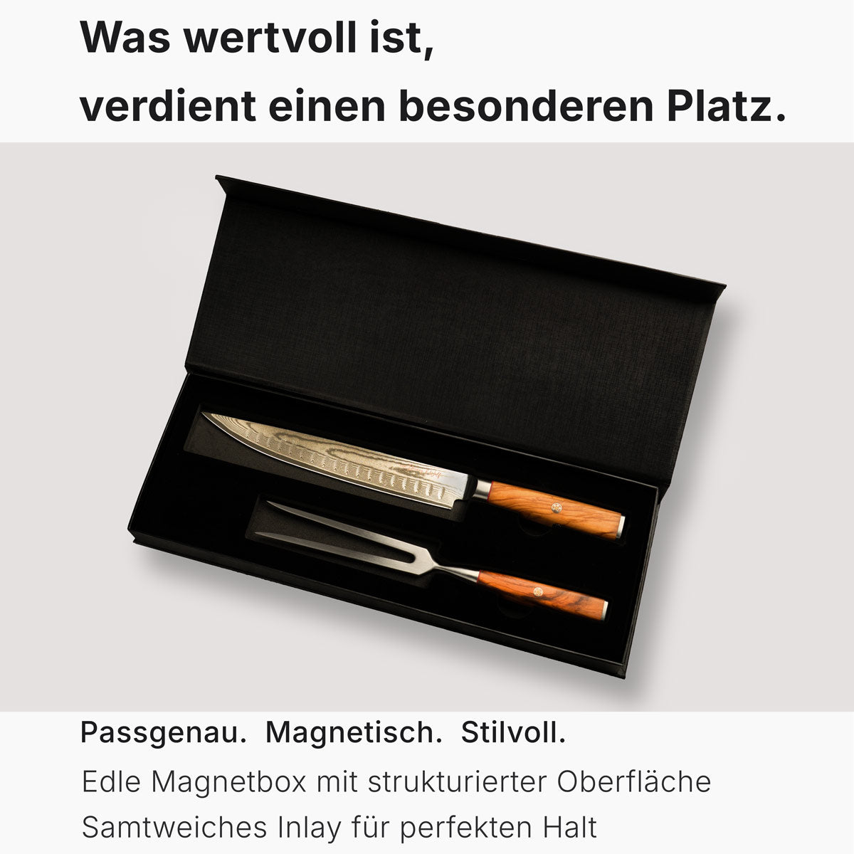 Damast Schneidset Deluxe
