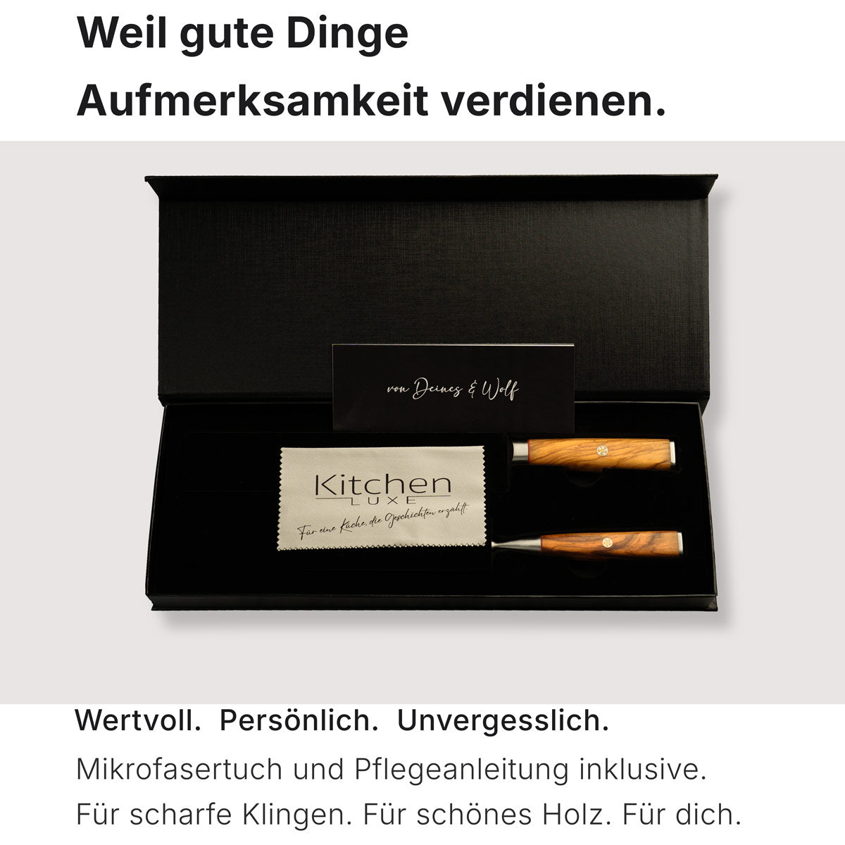 Damast Schneidset Deluxe