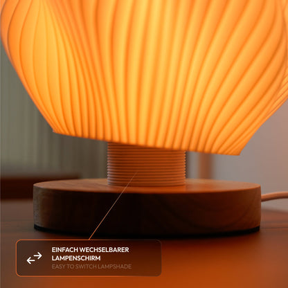 Boa Tischlampe – Handgemachtes 3D-Design aus Leipzig
