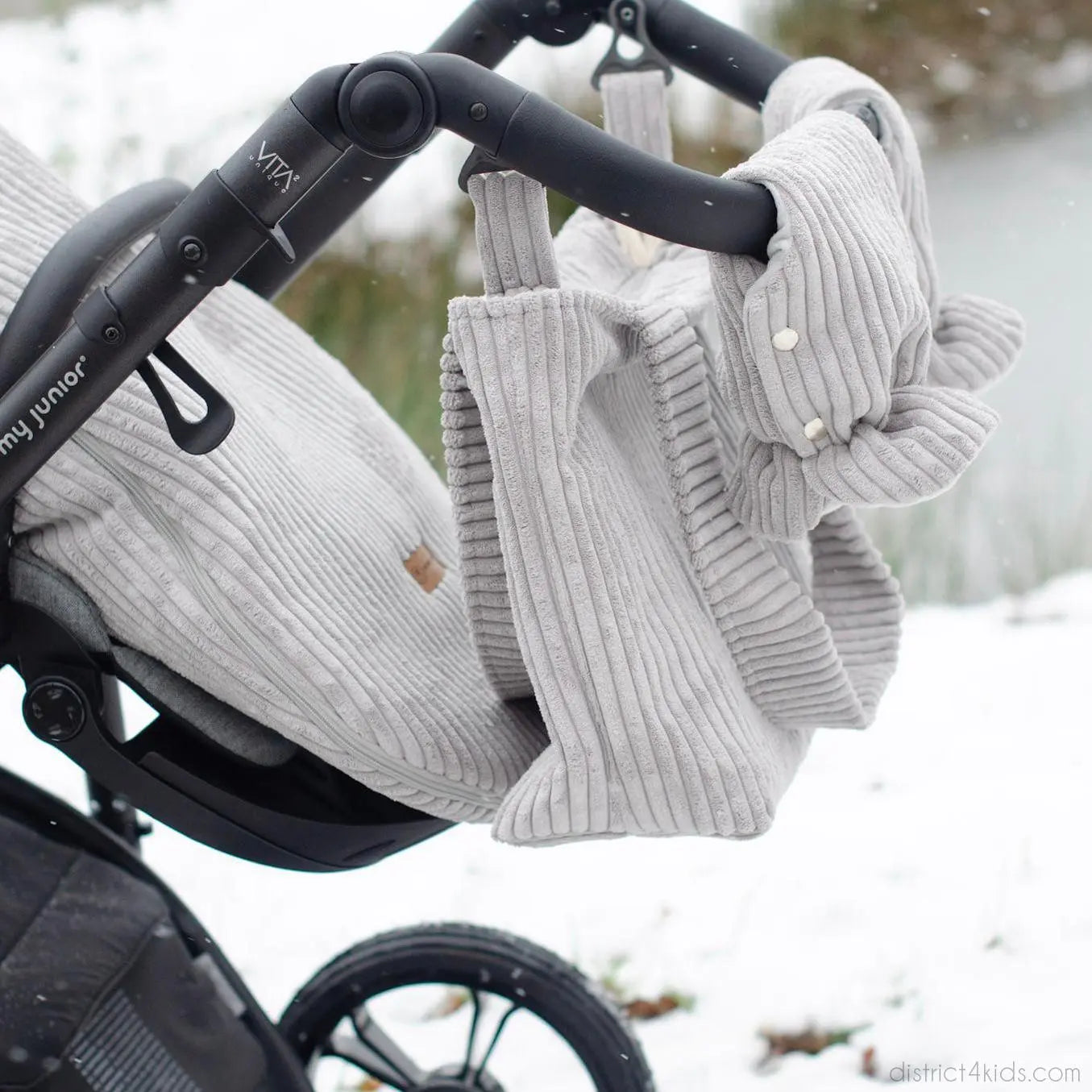 Winterfußsack Cord – warm für Kinderwagen
