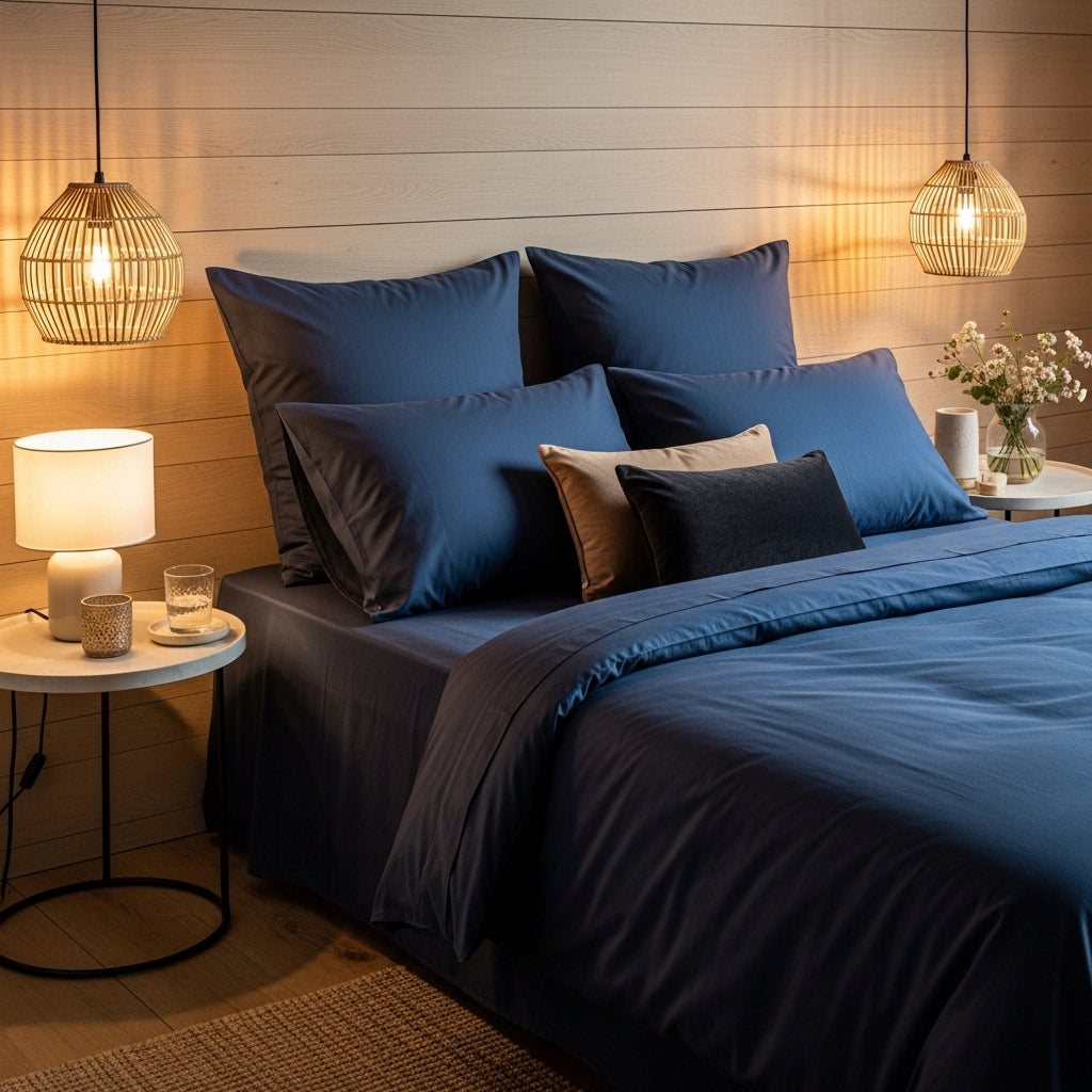 Luxe Baumwolle Satin Deckenbezug