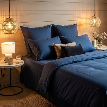 Luxe Baumwolle Satin Bettwäsche