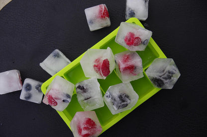 Eiswürfelform klassisch für 15 mittelgroße Würfel je 3,5x3,5x3cm