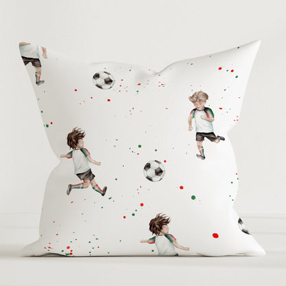 "Fussball" Premium Kinder Dekokissen