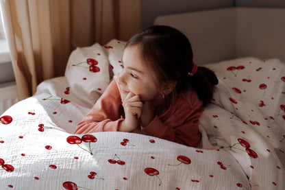 "Kirschen" Premium Kinderbettwäsche