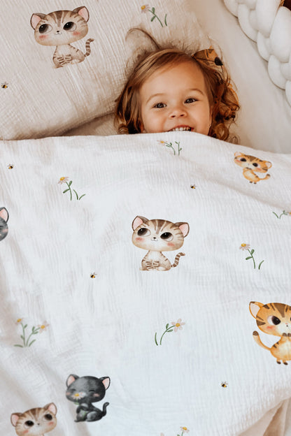 "Katzen" Premium Kinderbettwäsche