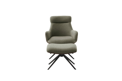 PELION Loungesessel inkl. Hocker