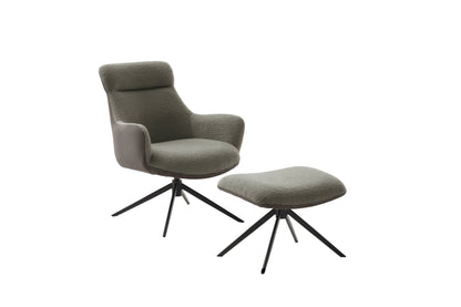 PELION Loungesessel inkl. Hocker
