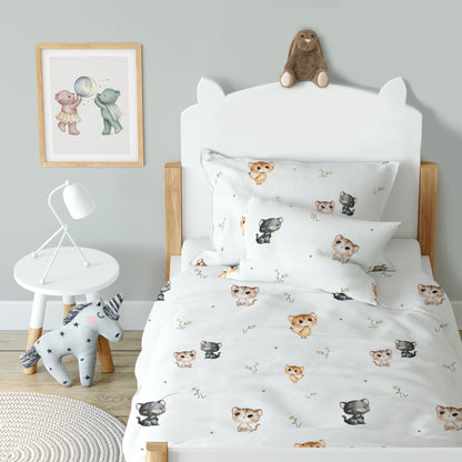 "Katzen" Premium Kinderbettwäsche