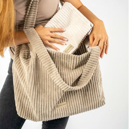 Mom Bag Cord – Shopper für den Kinderwagen