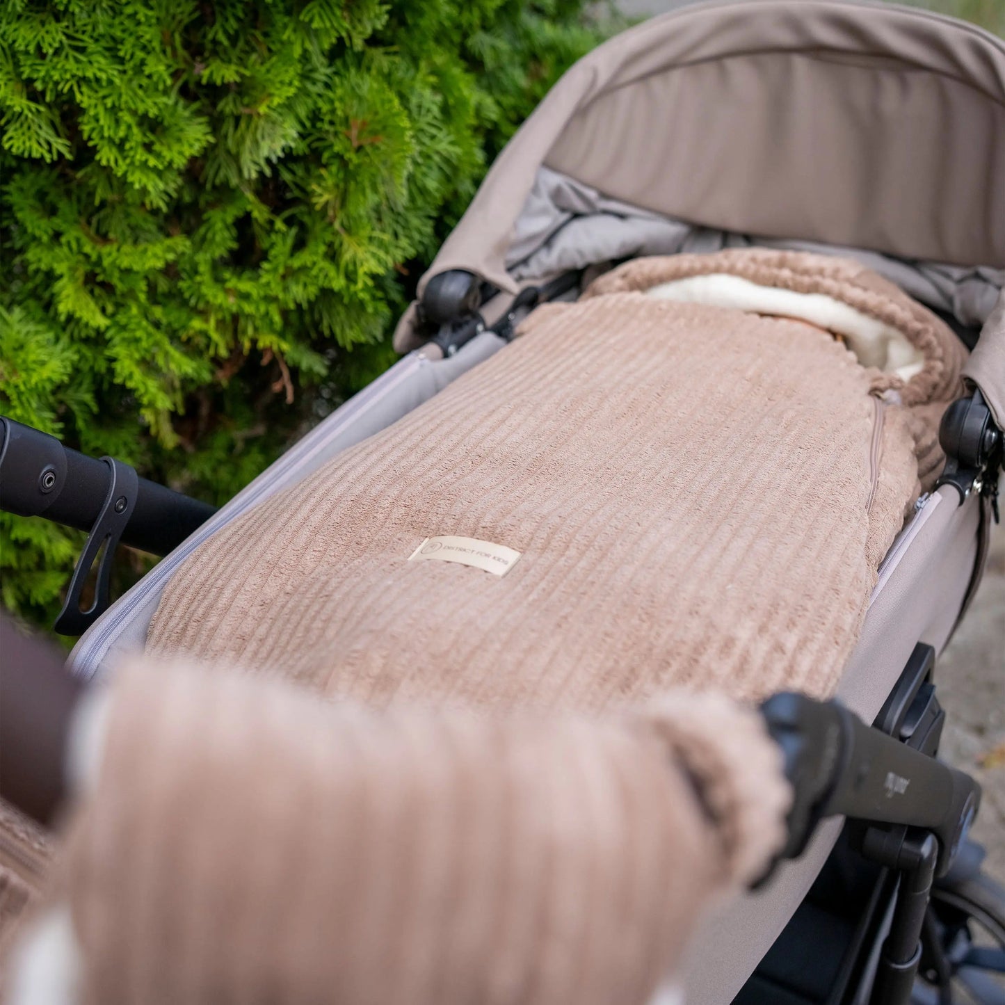Winterfußsack Cord – warm für Kinderwagen