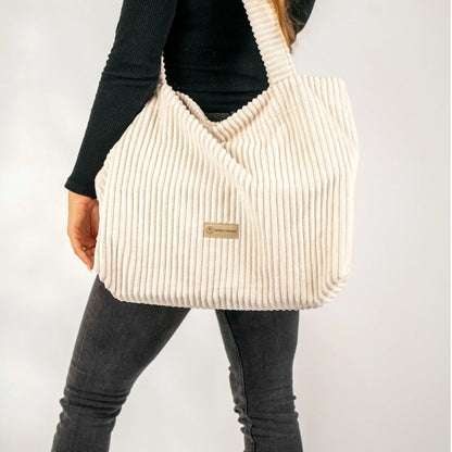 Mom Bag Cord – Shopper für den Kinderwagen