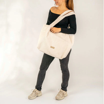 Mom Bag Cord – Shopper für den Kinderwagen