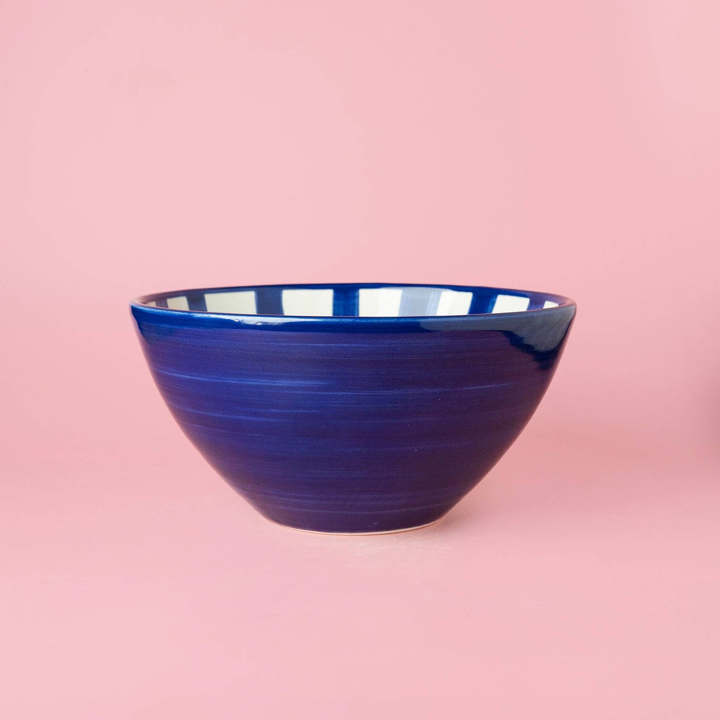 Handgefertigte Keramik-Servierschüssel Costa Azul – Blau & Weiß | Alfar Tierra Cocida