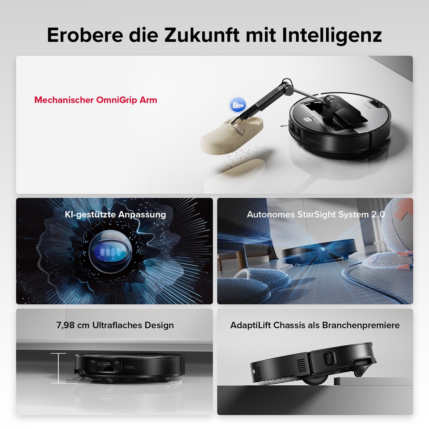 Roborock Saros Z70 – Saugroboter mit OmniGrip™ Roboterarm