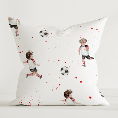 "Fussball" Premium Kinder Dekokissen