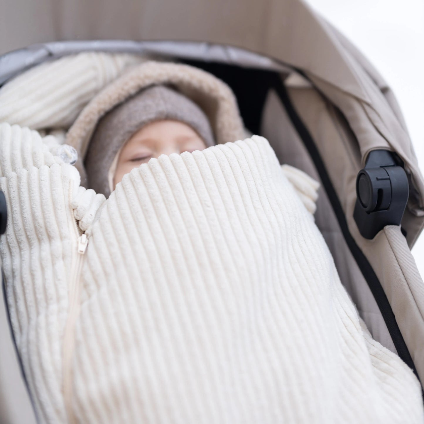 Winterfußsack Cord – warm für Kinderwagen