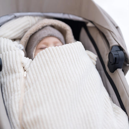 Winterfußsack Cord – warm für Kinderwagen