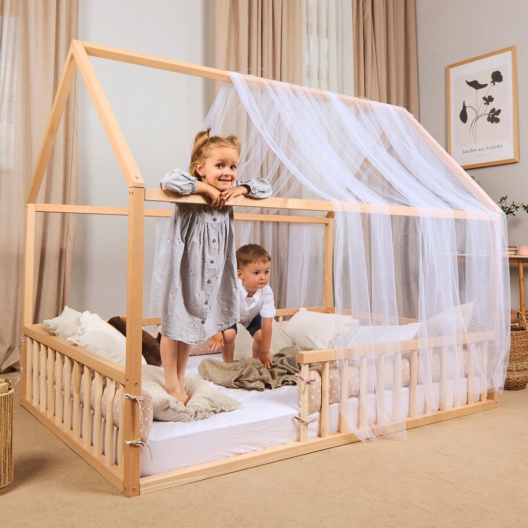 Hausbett Montessori für Kinder und Kleinkinder ab 1 Jahr