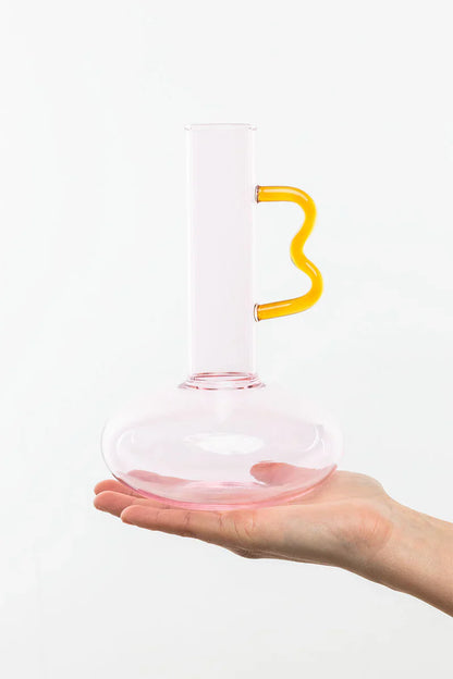 Vase RAINBOW aus Borosilikatglas – minimalistisch & langlebig | Tranquillo