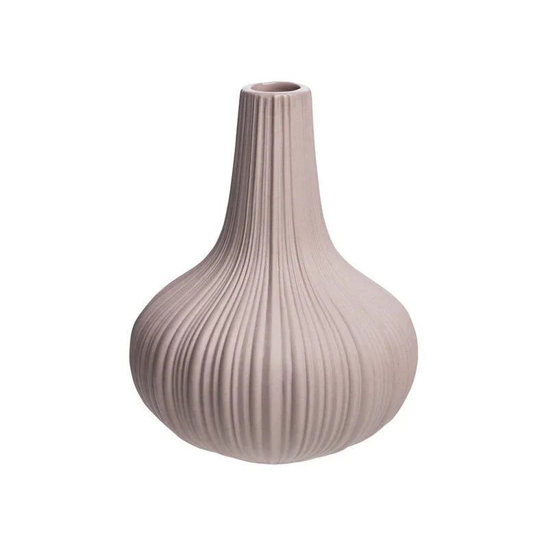 Vase VINTAGE rose aus Steinzeug – pastell & elegant | Tranquillo