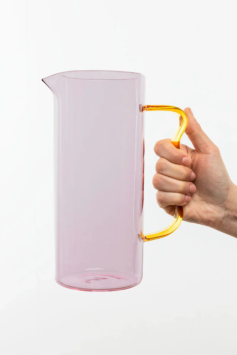 Krug RAINBOW aus Borosilikatglas – 1,3L | Hitzebeständig & vielseitig | Tranquillo